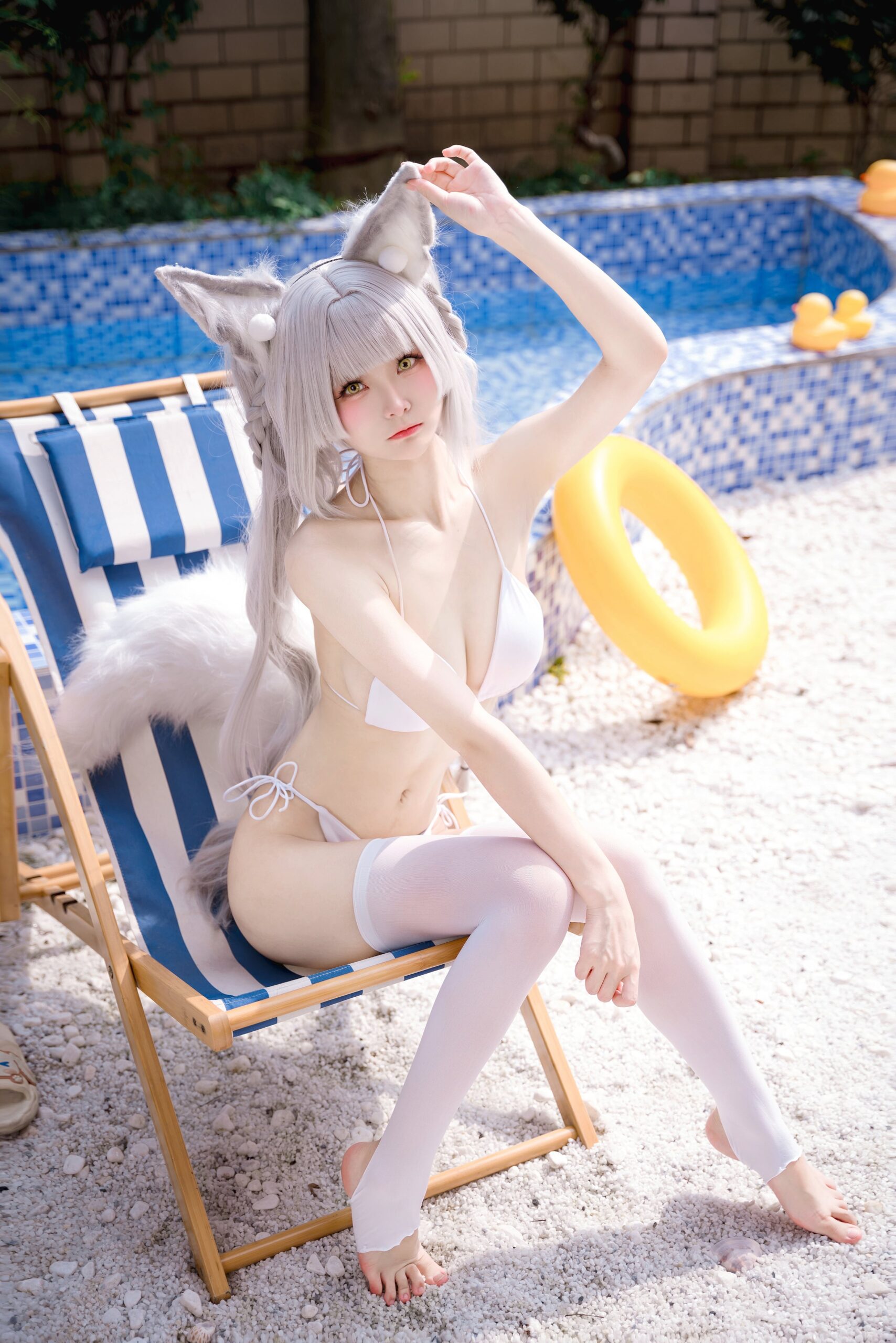 【单套】九柒喵：朝凪泳装（36张）