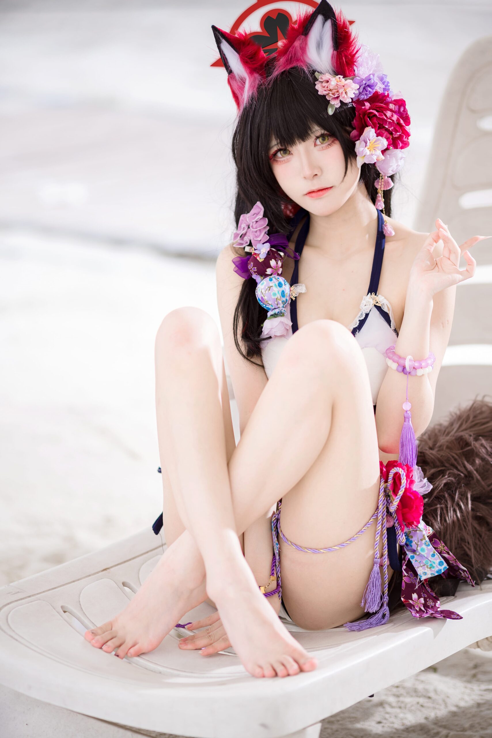 【单套】九柒喵：蔚蓝档案 狐坂若藻 泳装（23张）  第4张