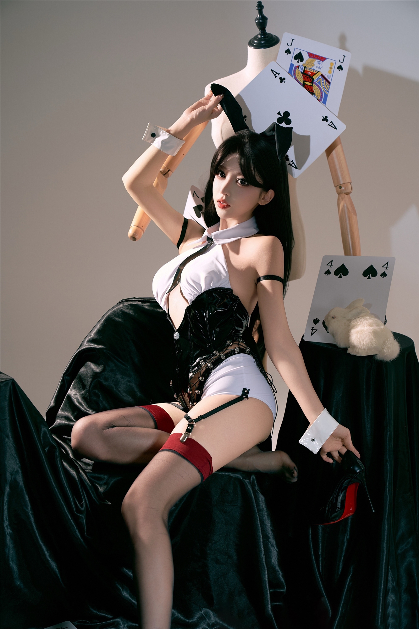 【单套】过期米线线喵：兔女郎（49张）  第6张