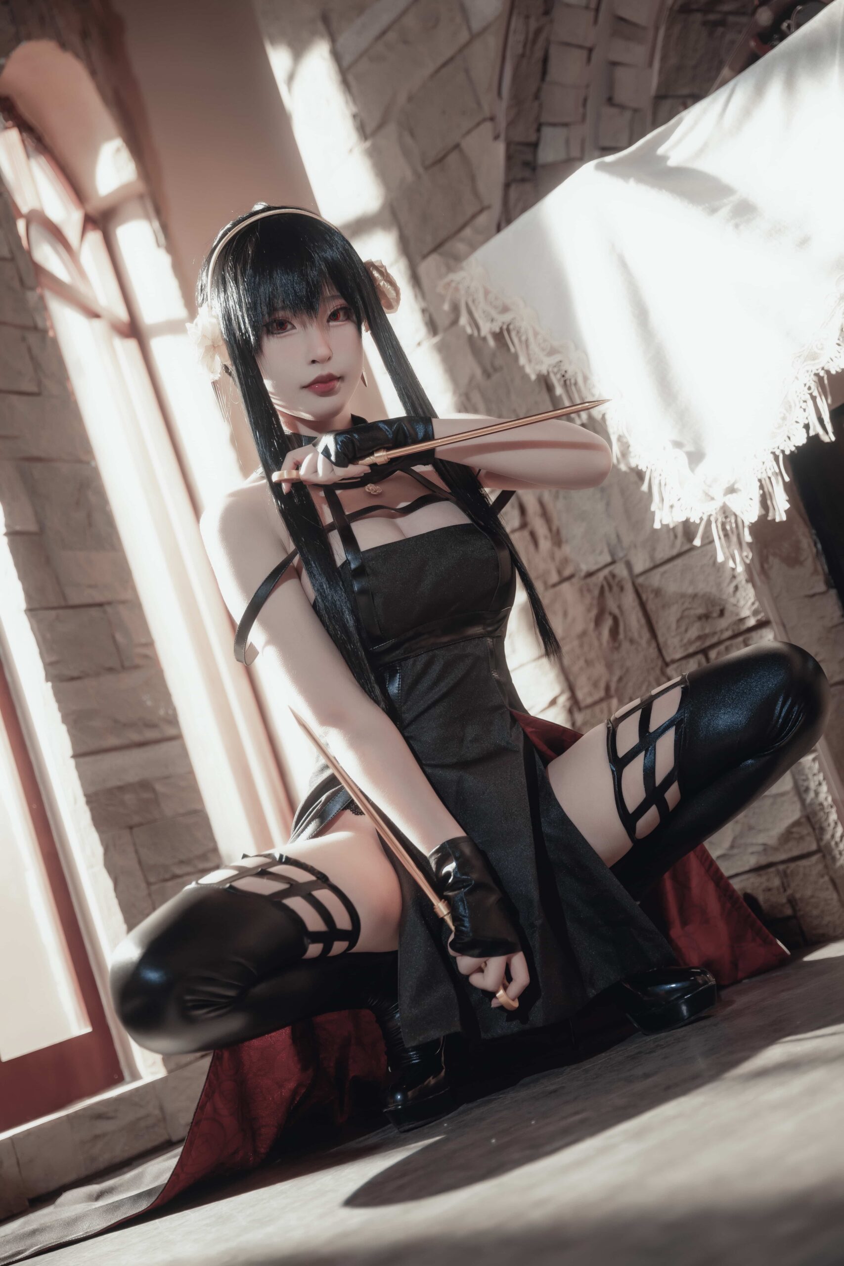 【单套】清水由乃：间谍过家家_约尔战斗服（30张）  第5张