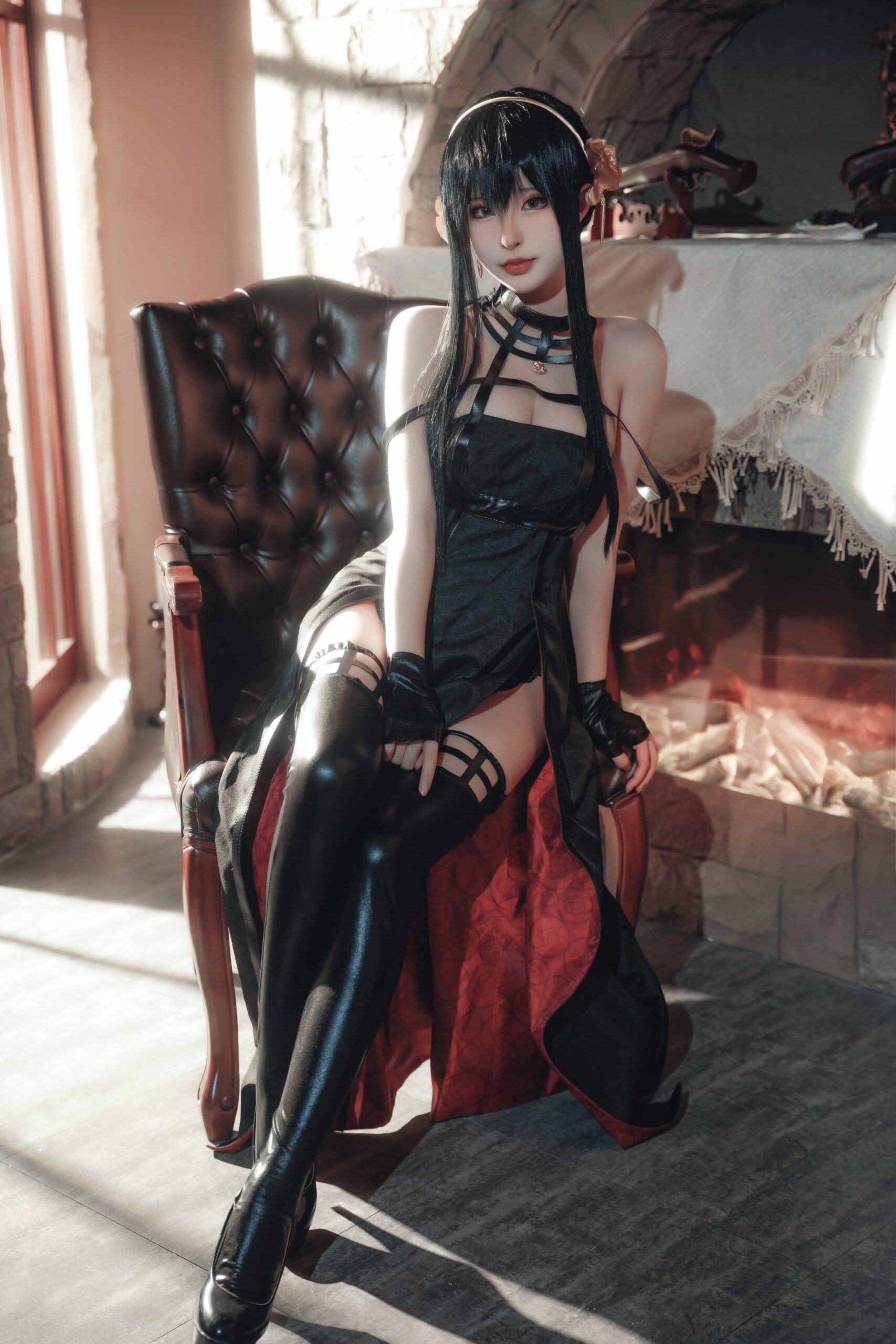 【单套】清水由乃：间谍过家家_约尔战斗服（30张）  第3张