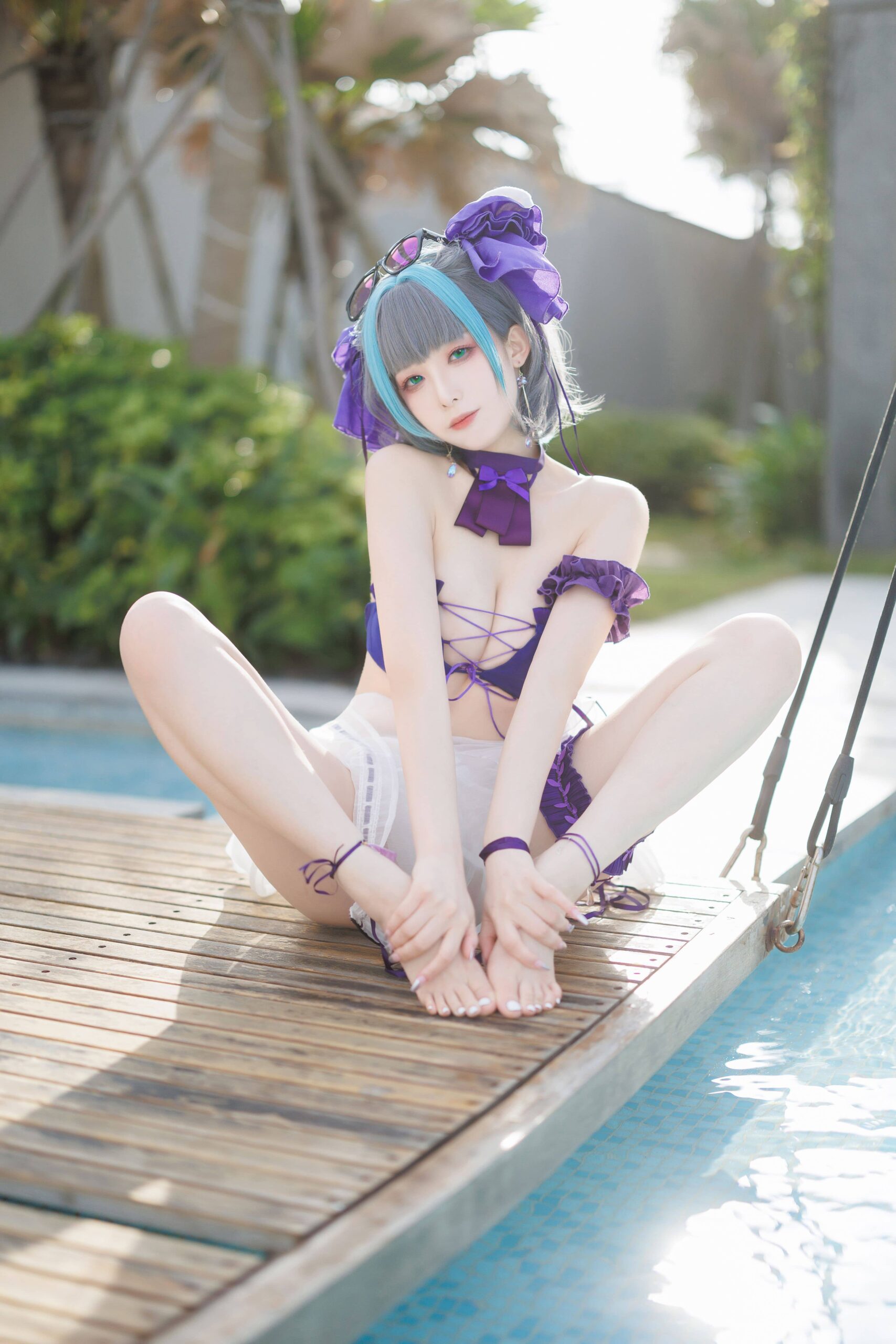  【单套】封疆疆：柴郡泳装（36张） 第3张