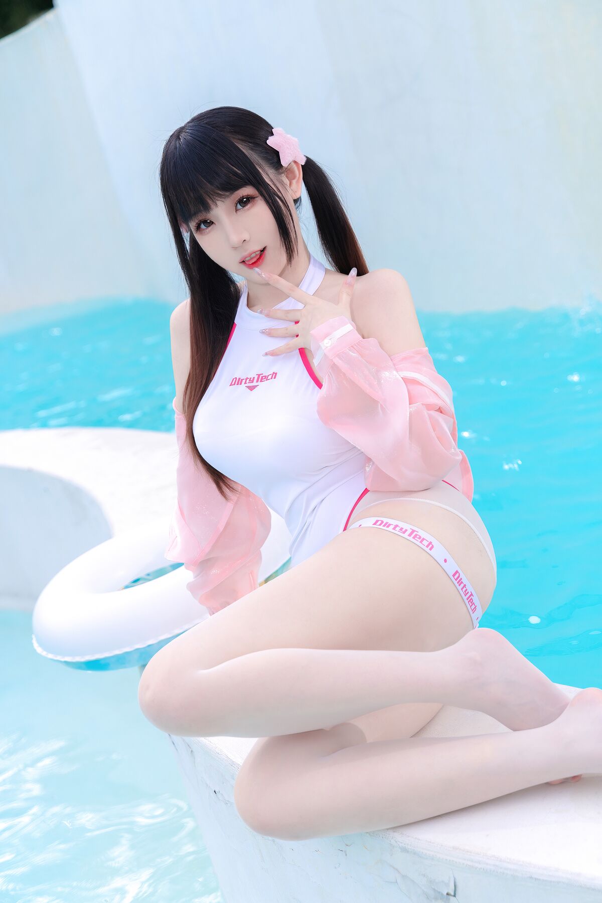 【单套】miko酱ww：粉白海月姬（26张）  第2张