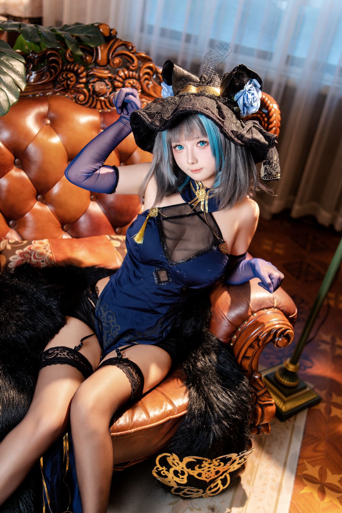 【单套】喜欢爱理吗：柴郡旗袍（37P）  第4张