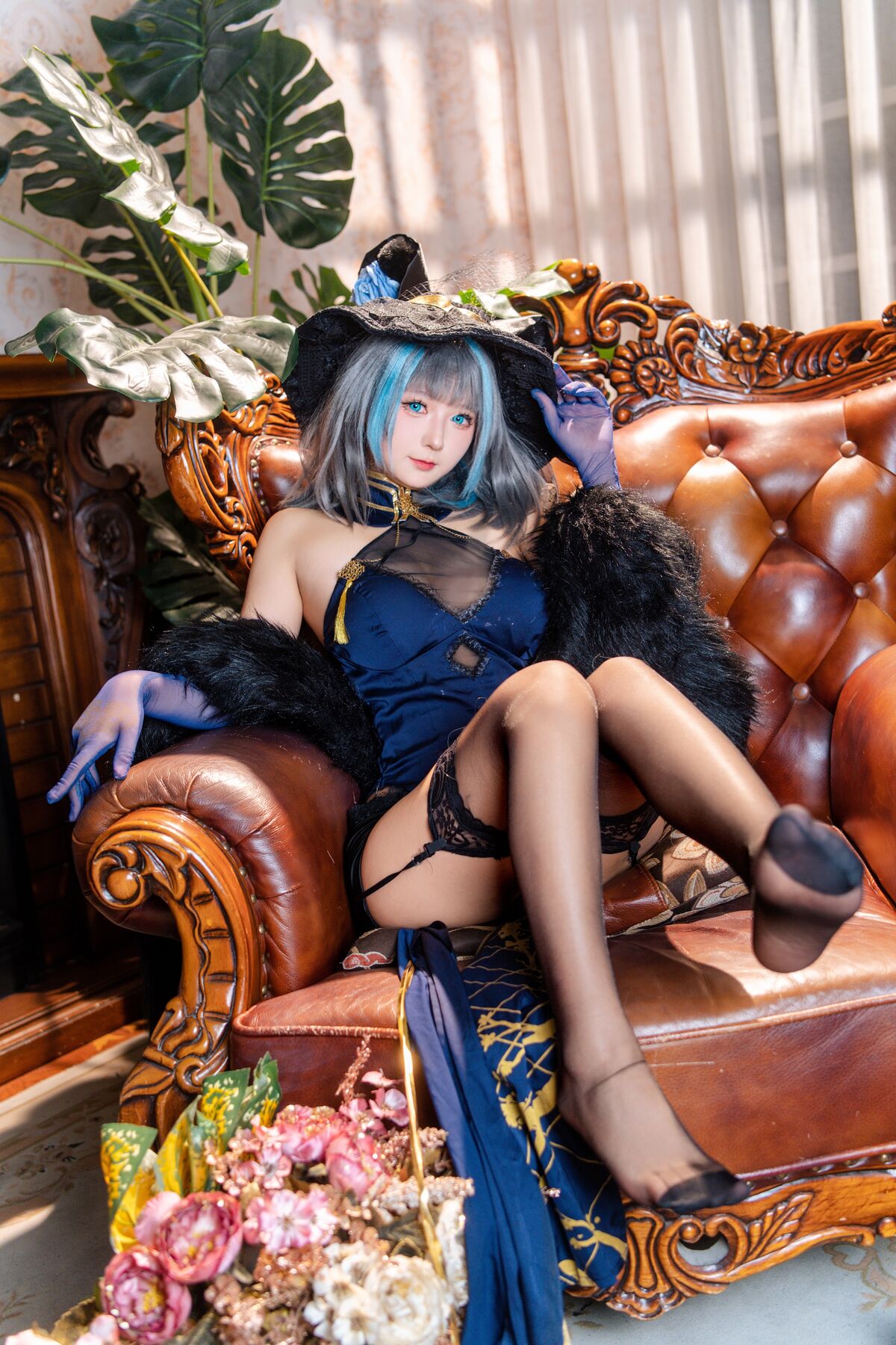 【单套】喜欢爱理吗：柴郡旗袍（37P）  第6张