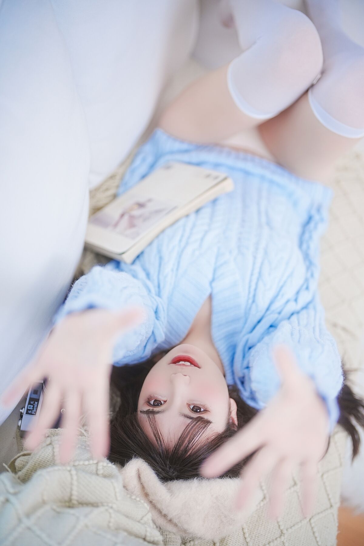 【单套】Tina很妖孽呀：蓝色秋冬毛衣（28张）  第3张