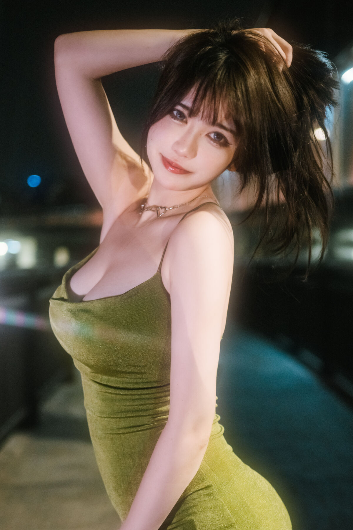 【单套】Tina很妖孽呀：绿色连衣裙（36张）