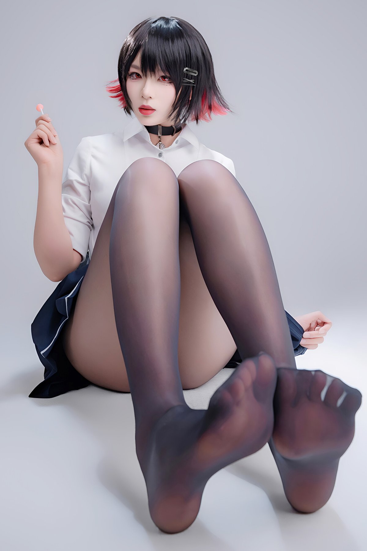 【单套】轩萧学姐：鲨鱼妹JK（51张）  第2张