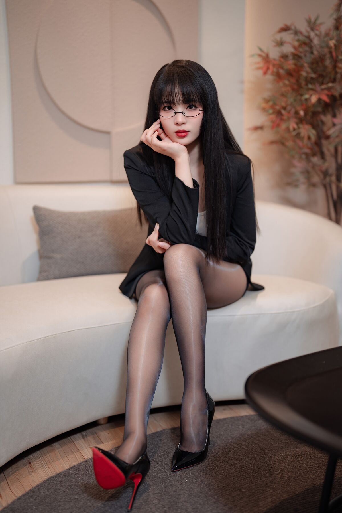 【单套】轩萧学姐：下班后的OL（73张）  第3张