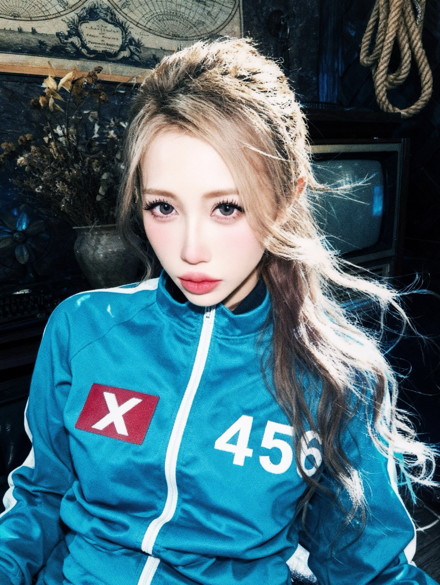 爆乳小秘书曼曼上班偷解扣，「丝袜美脚」勾引同事加班！  第11张