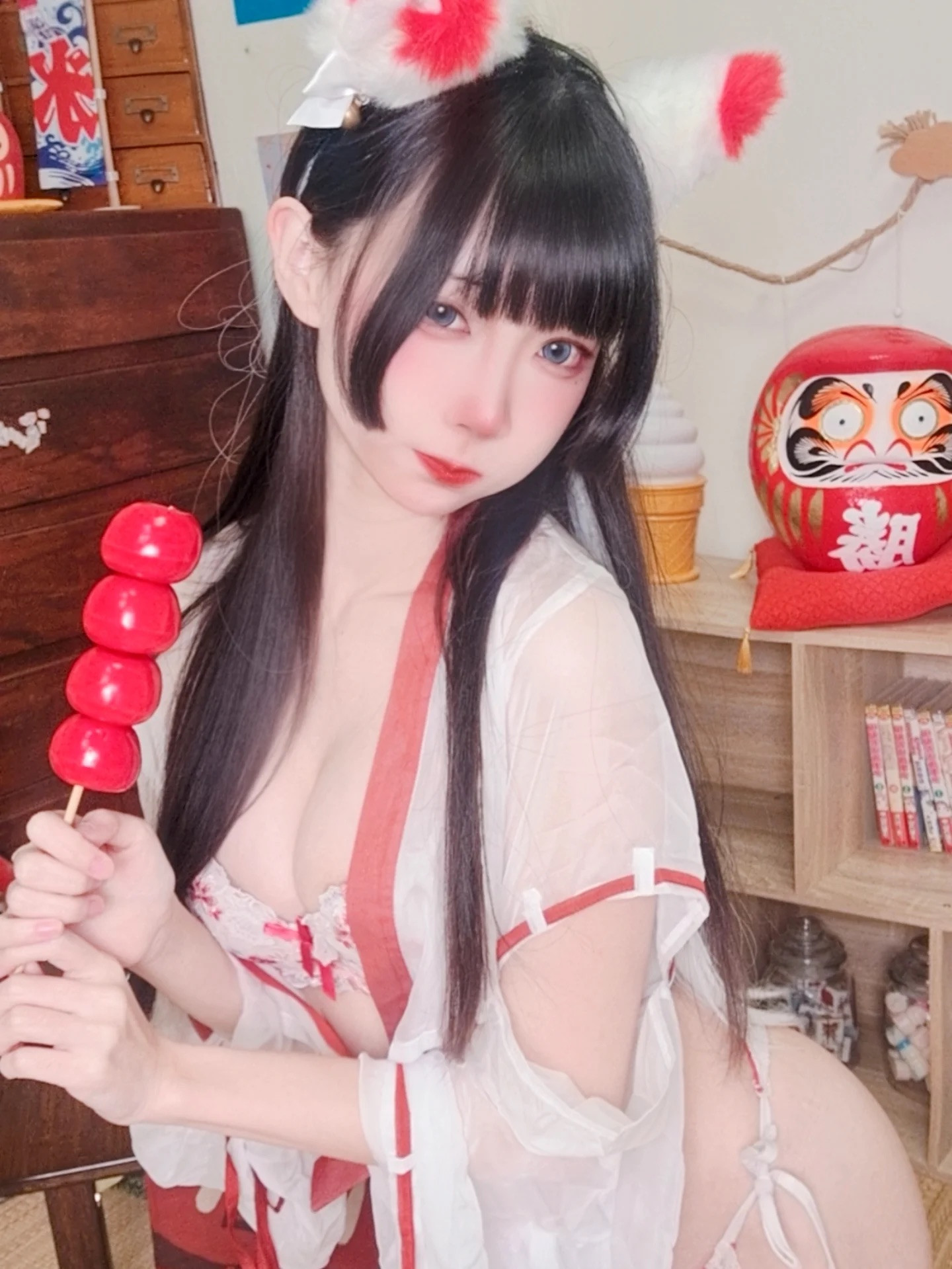  卡哇伊巫女「未来 Mirai」秘密祭改，「雪嫩美乳」蒙蔽了达摩之眼！ 第2张