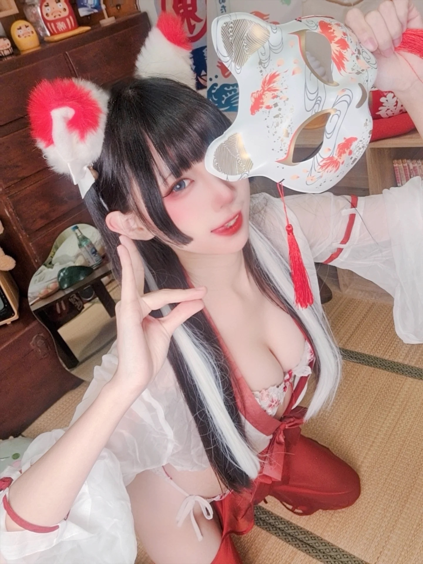  卡哇伊巫女「未来 Mirai」秘密祭改，「雪嫩美乳」蒙蔽了达摩之眼！ 第3张