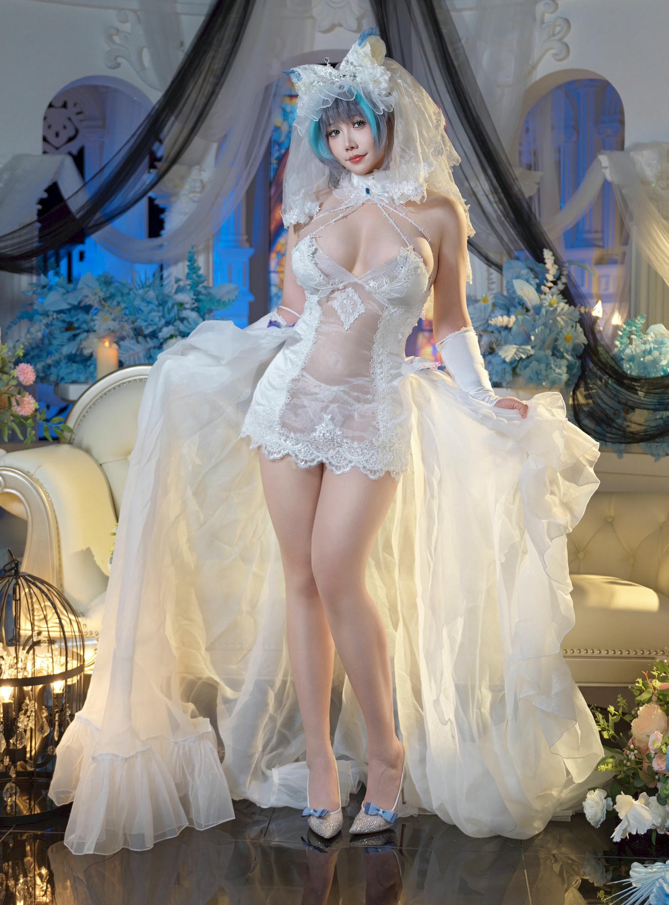 【单套】麻花醬：碧藍航線_柴郡（33张）  第2张