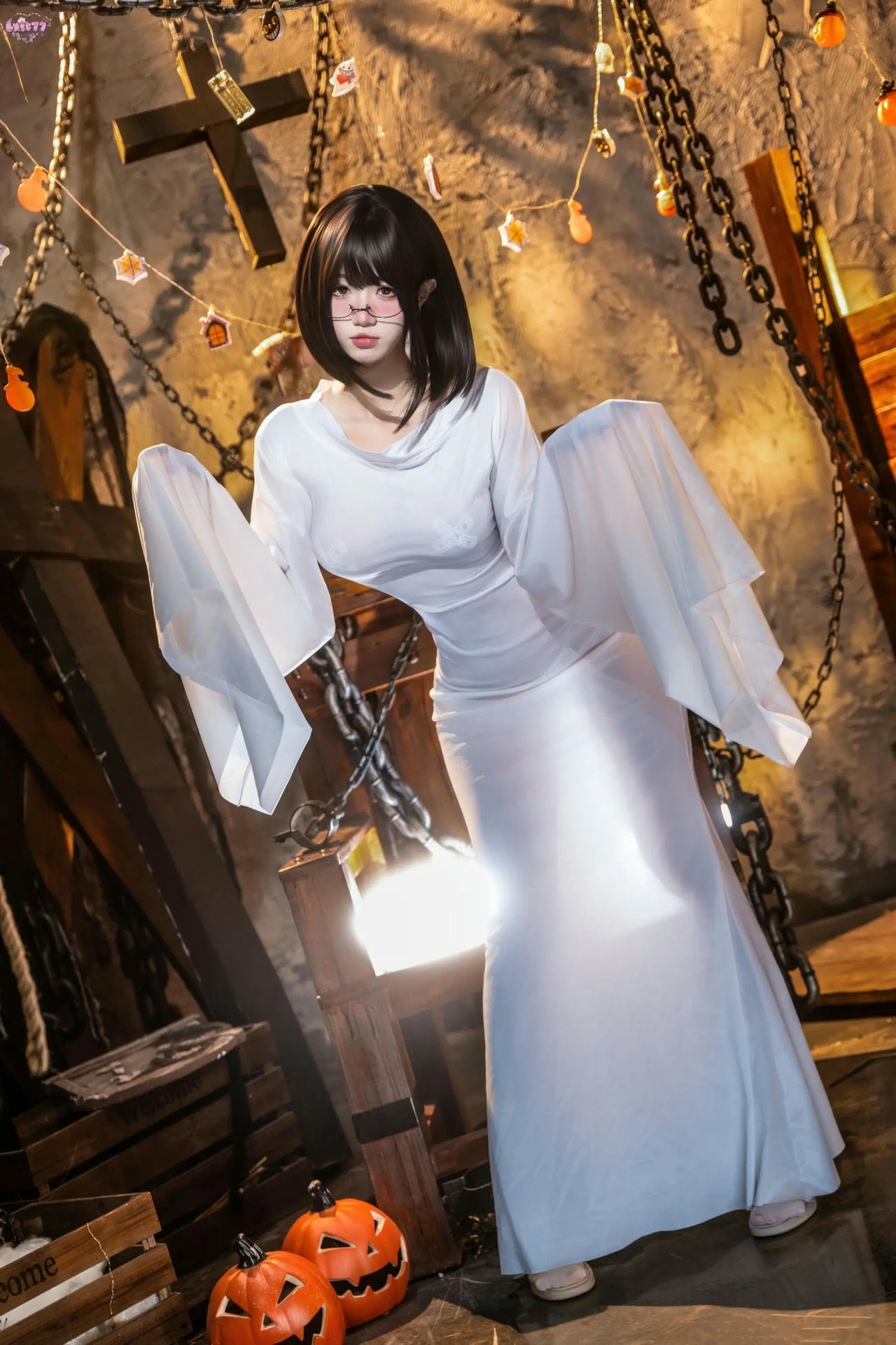 【单套】柒柒要乖哦：幽靈娘（87张）