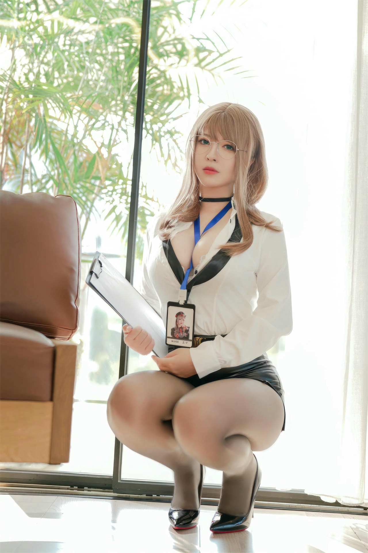 【单套】半半子：勝利女神_妮姬_艾瑪_秘書（76张）  第4张