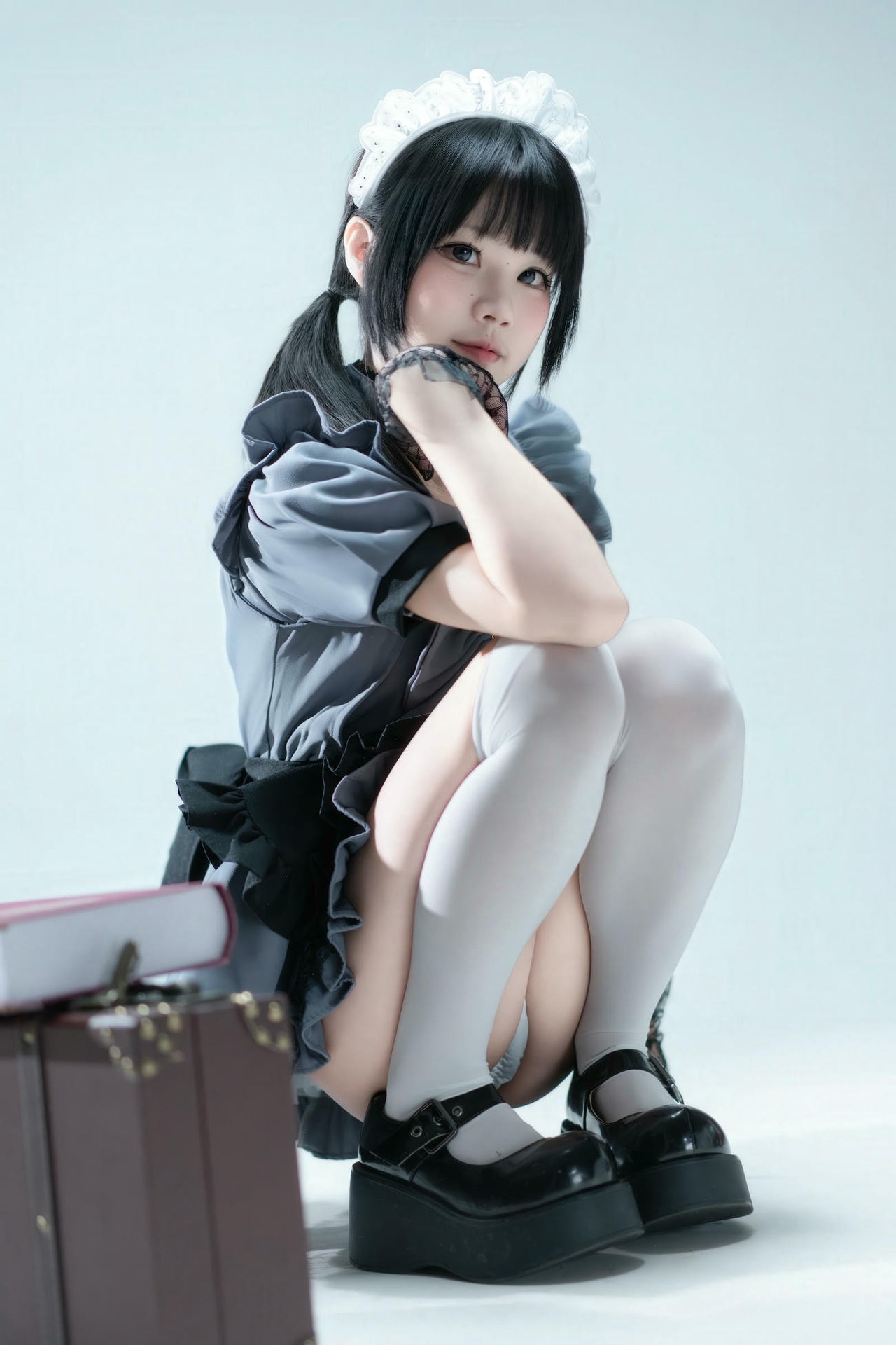 【单套】清水凪：手提箱與灰色女僕（80张）  第5张